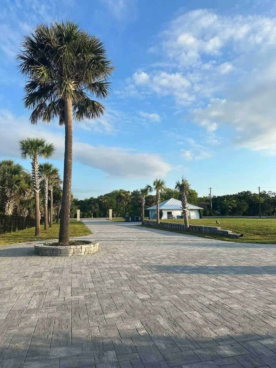 Paver driveway and walkway